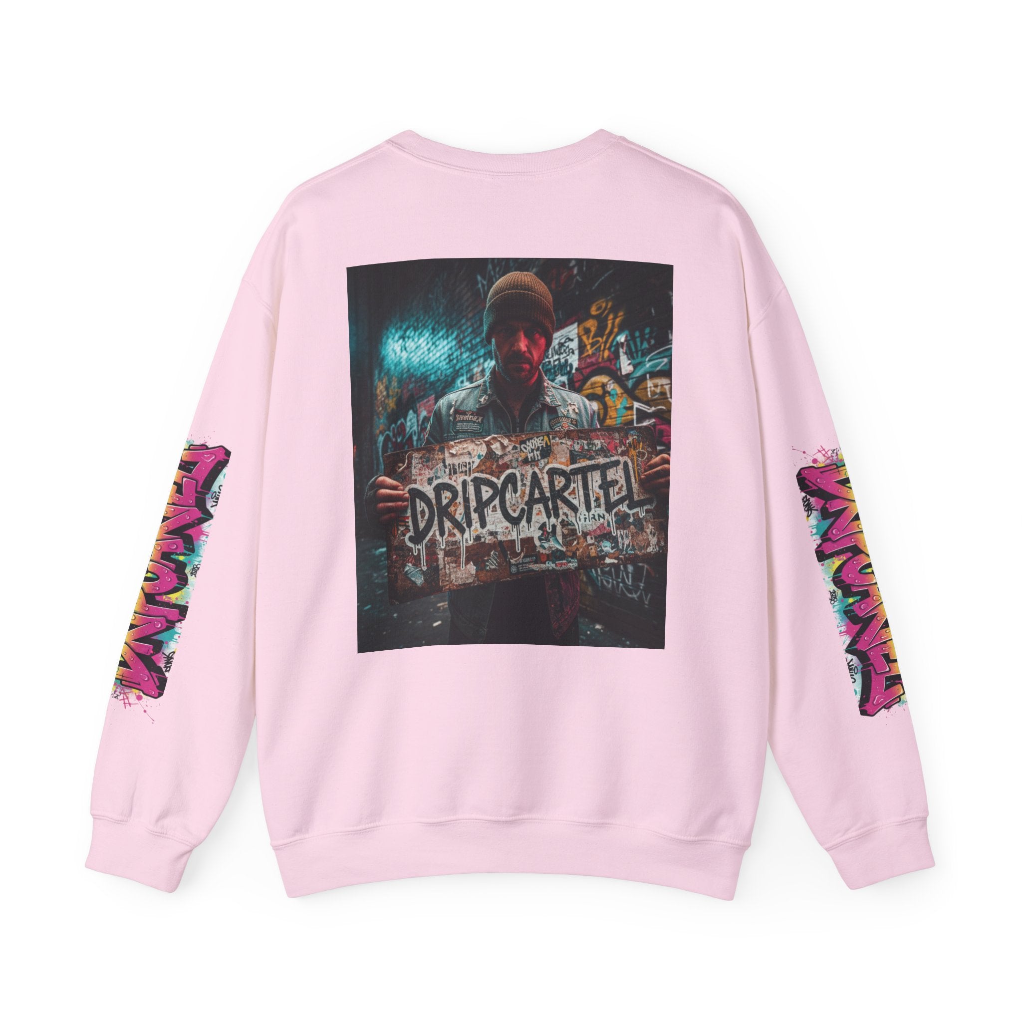 Crewneck Sweatshirt — Urban Graffiti 'DRIPCARTEL' Streetwear