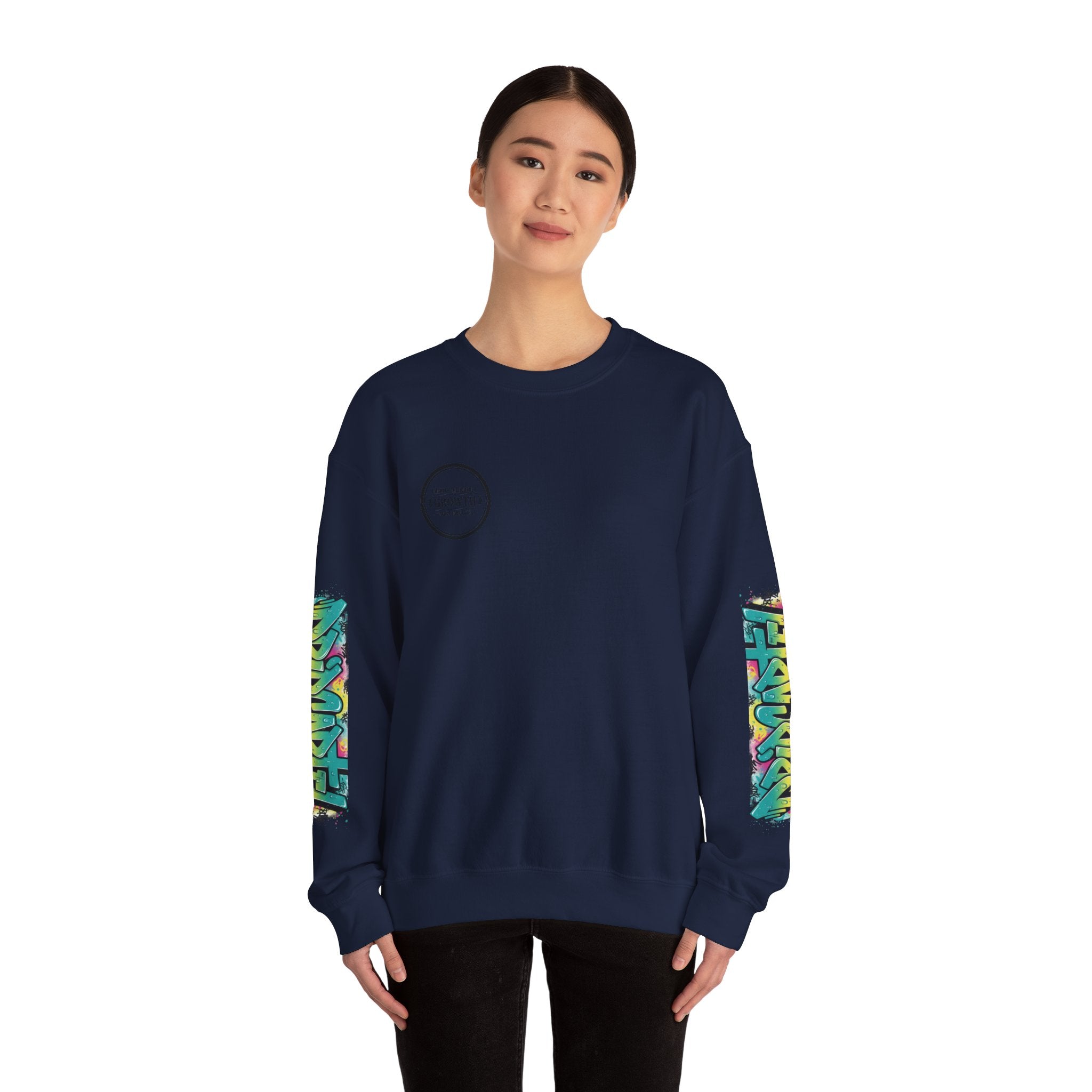 Crewneck Sweatshirt — Urban Graffiti 'DRIPCARTEL' Streetwear